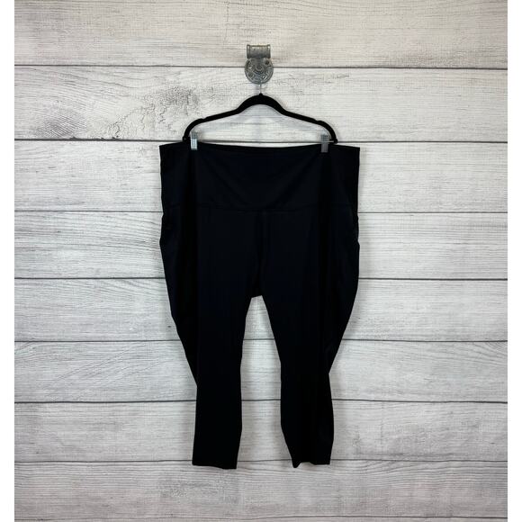 All In Motion Plus Size Active Black High Waist Workout Leggings Size 4X - Picture 1 of 6